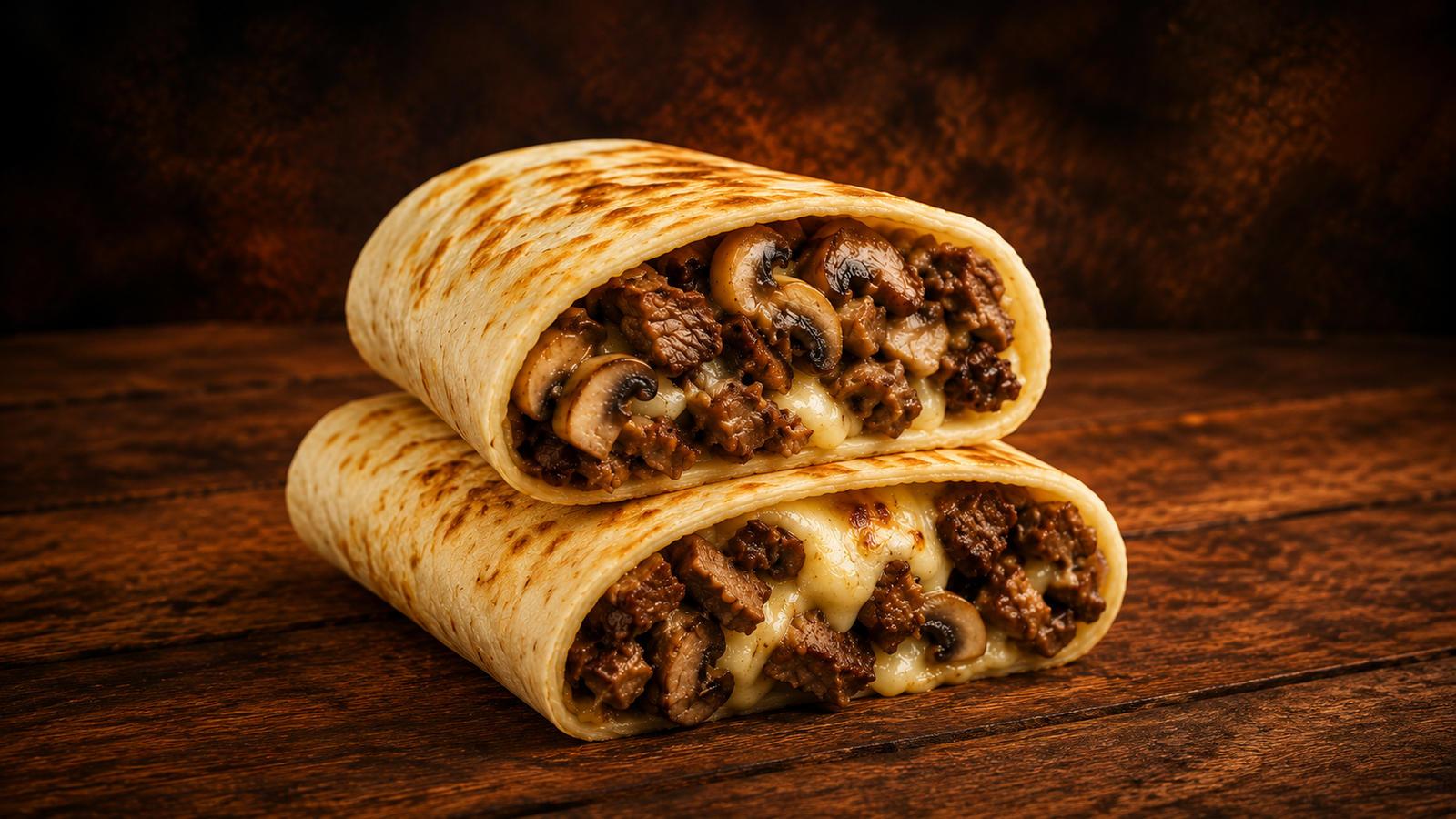 Burrito de carne asada de Los Primos